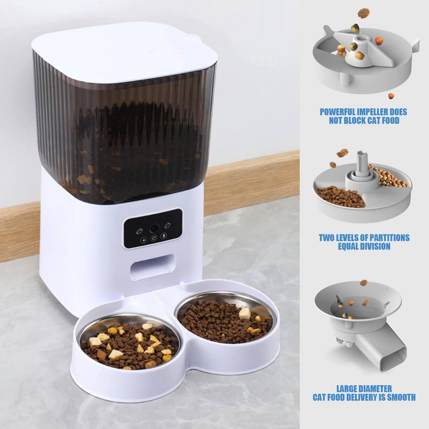 5L Automatic Pet Feeder with 1080P HD Camera